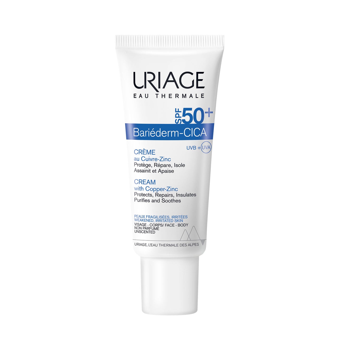 Uriage BARIÉDERM-CICA Cream with Copper-Zinc SPF50+ 40 ml