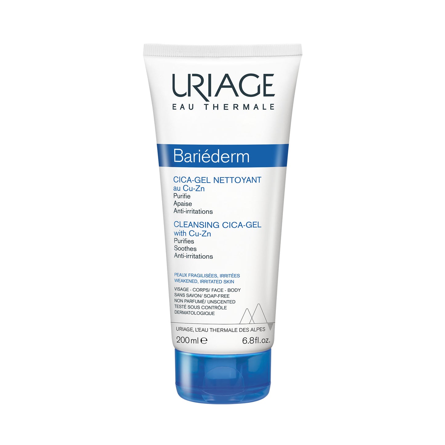 Uriage BARIÉDERM-CICA Cleansing Cica-Gel with Cu-Zn 200 ml