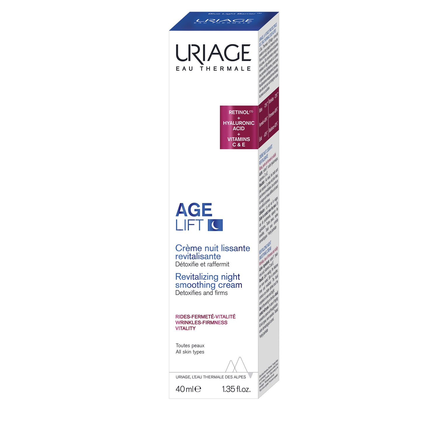 Uriage AGE LIFT Revitalizing Night Smoothing Cream 40 ml