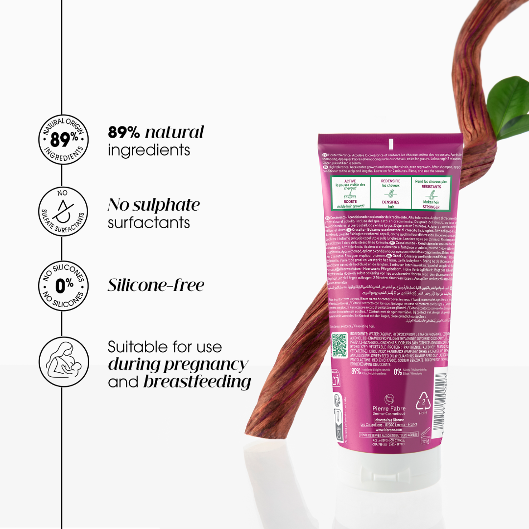 Klorane Growth Accelerating Conditioner, 200ml