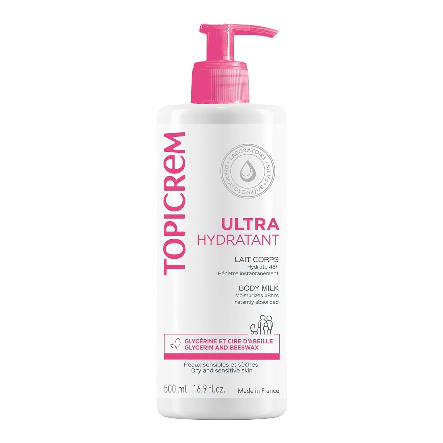 Topicrem Ultra-Moisturizing Body Milk 200ml/500ml