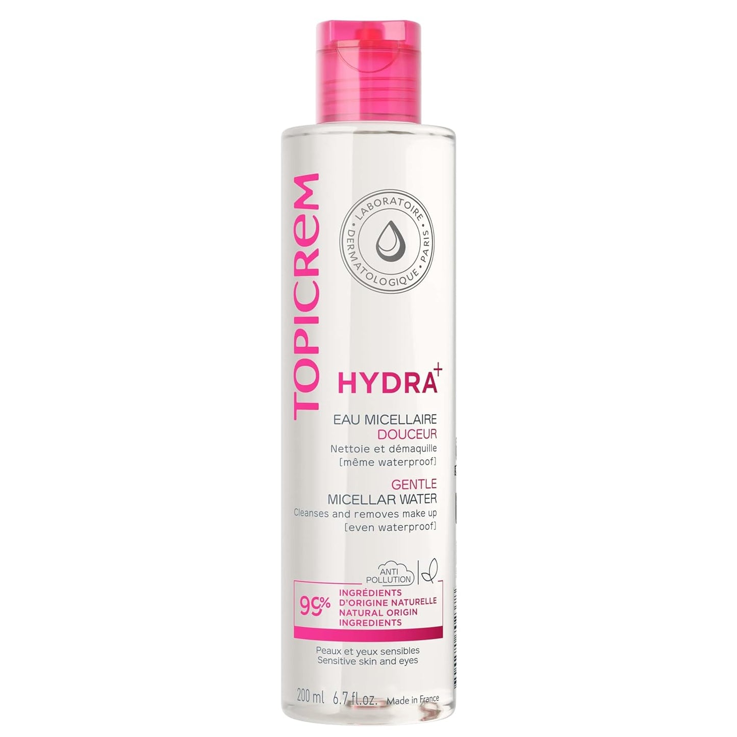 Topicrem Hydra+ Gentle Micellar Water 200ml/400ml