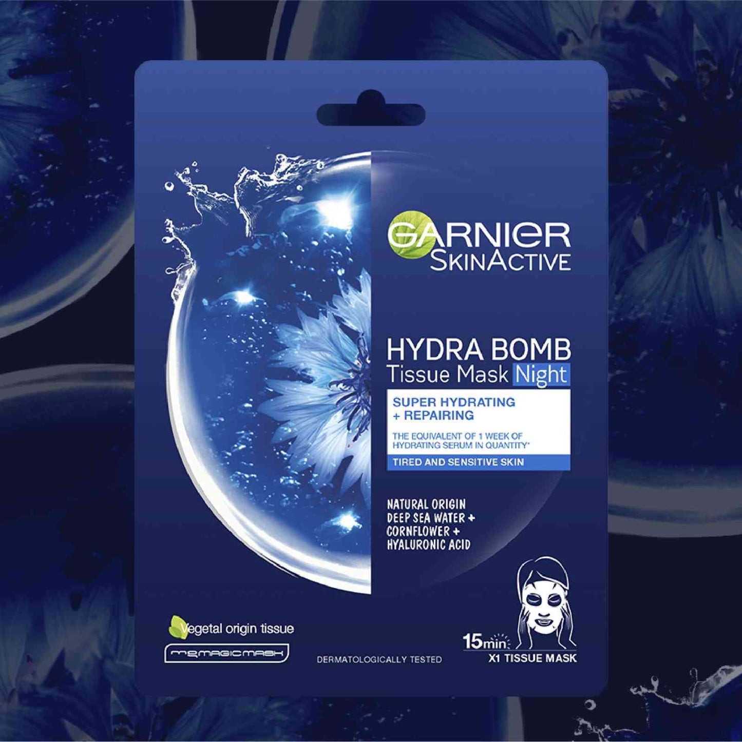 Garnier Hydra Bomb Super Hydrating & Repairing Night Face Mask