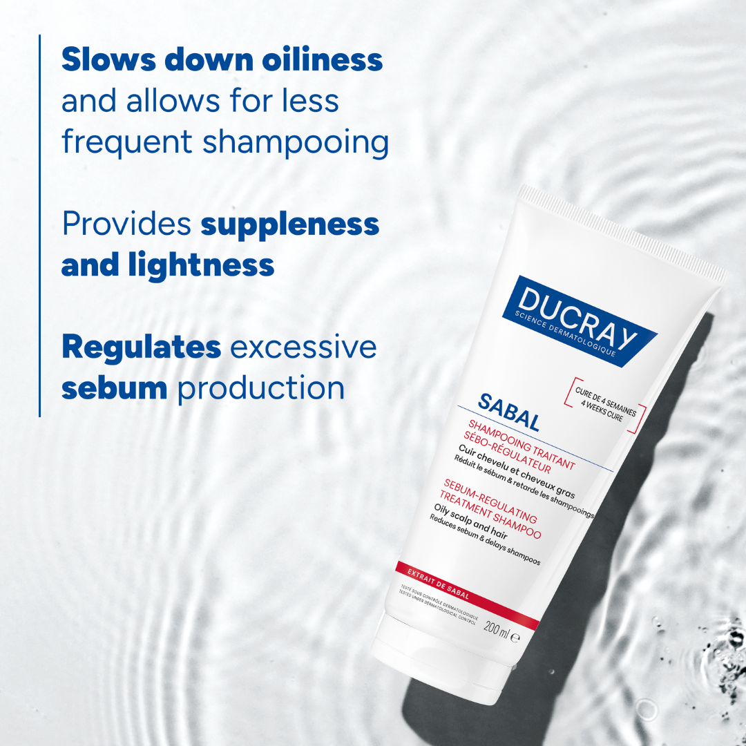 Ducray Sabal sebum-regulating treatment shampoo for oily hair 200ml