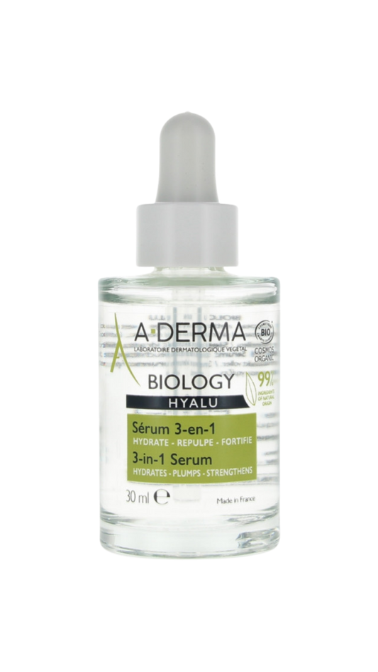 A-derma Biology Hyalu 3 in 1 Serum with Hyaluronic Acid 30ML
