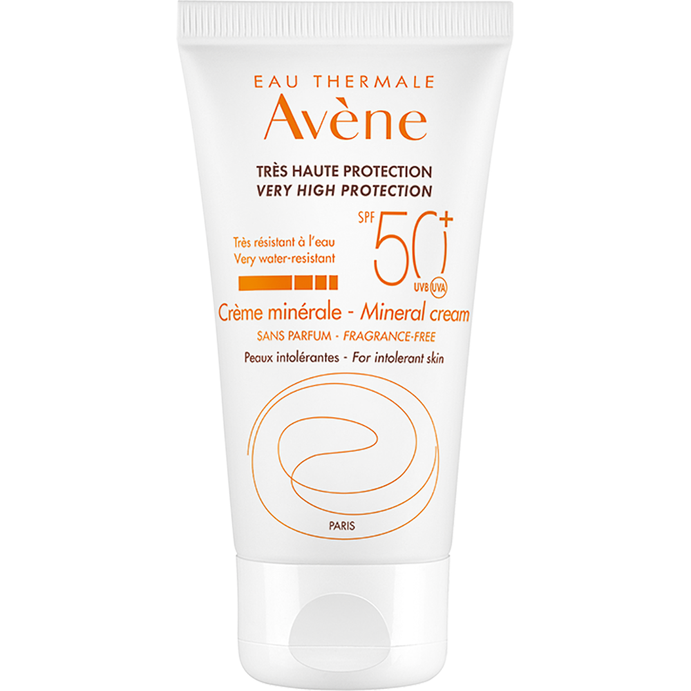 AVÈNE Cream SPF 50+ Mineral Peaux Intolerante - 50 ml