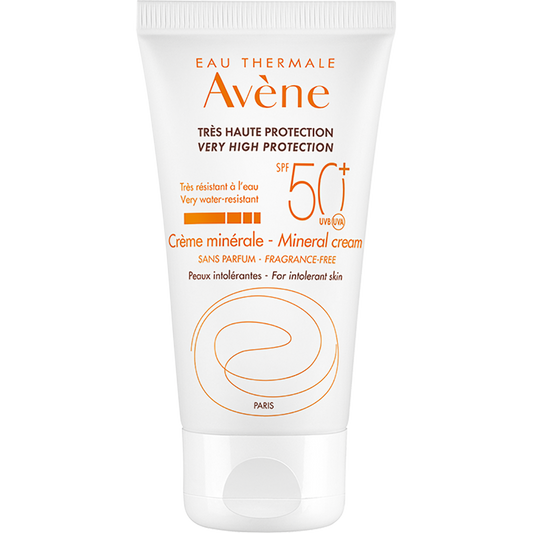 AVÈNE Cream SPF 50+ Mineral Peaux Intolerante - 50 ml