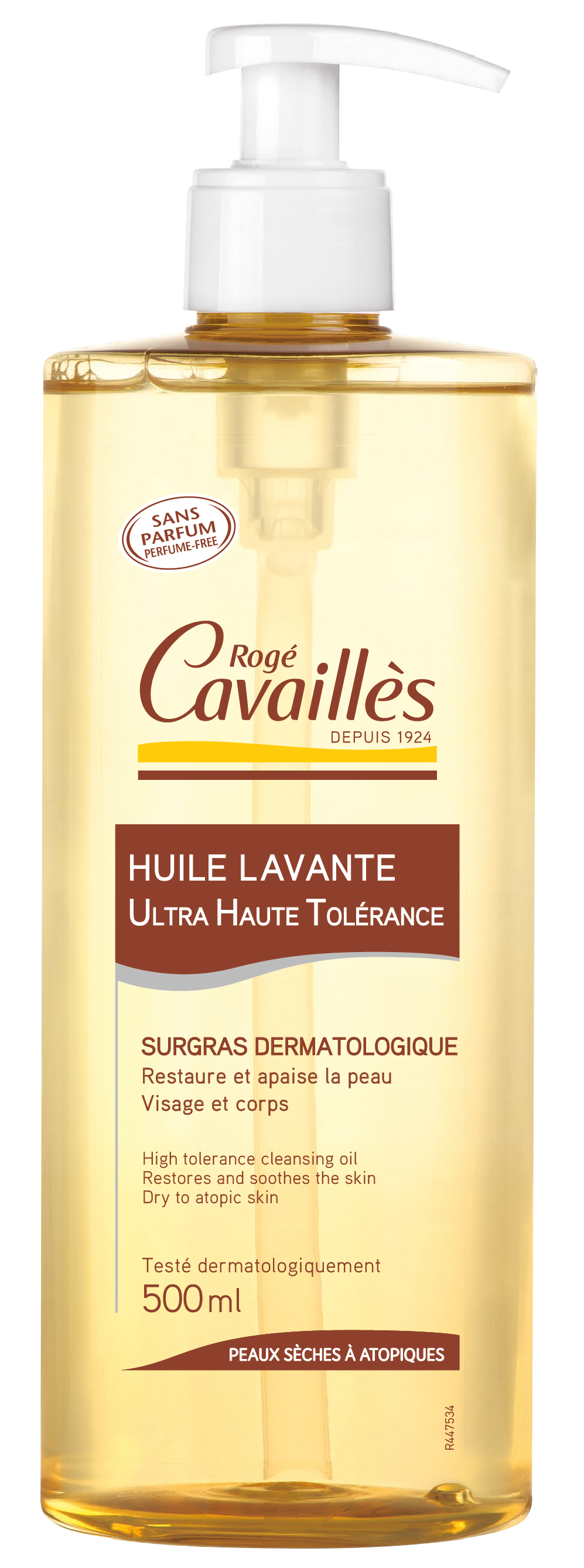 Rogé Cavaillès Dermo-U.H.T. Surgras Cleansing Oil 500 ml