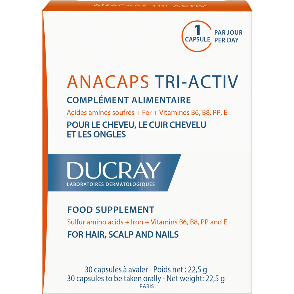 Ducray Anacaps Tri-Activ 30 capsules