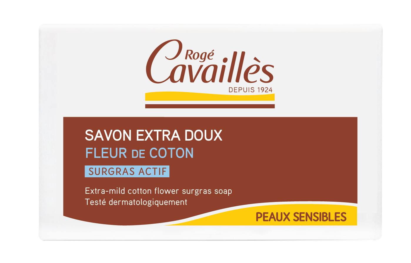 Rogé Cavaillès Extra-Mild Surgras Soap – Cotton Flower 150 mg