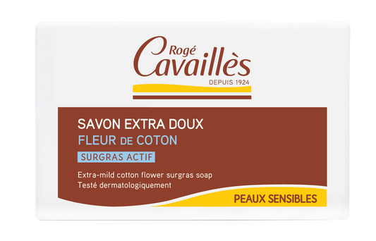 Rogé Cavaillès Extra-Mild Surgras Soap – Cotton Flower 150 mg