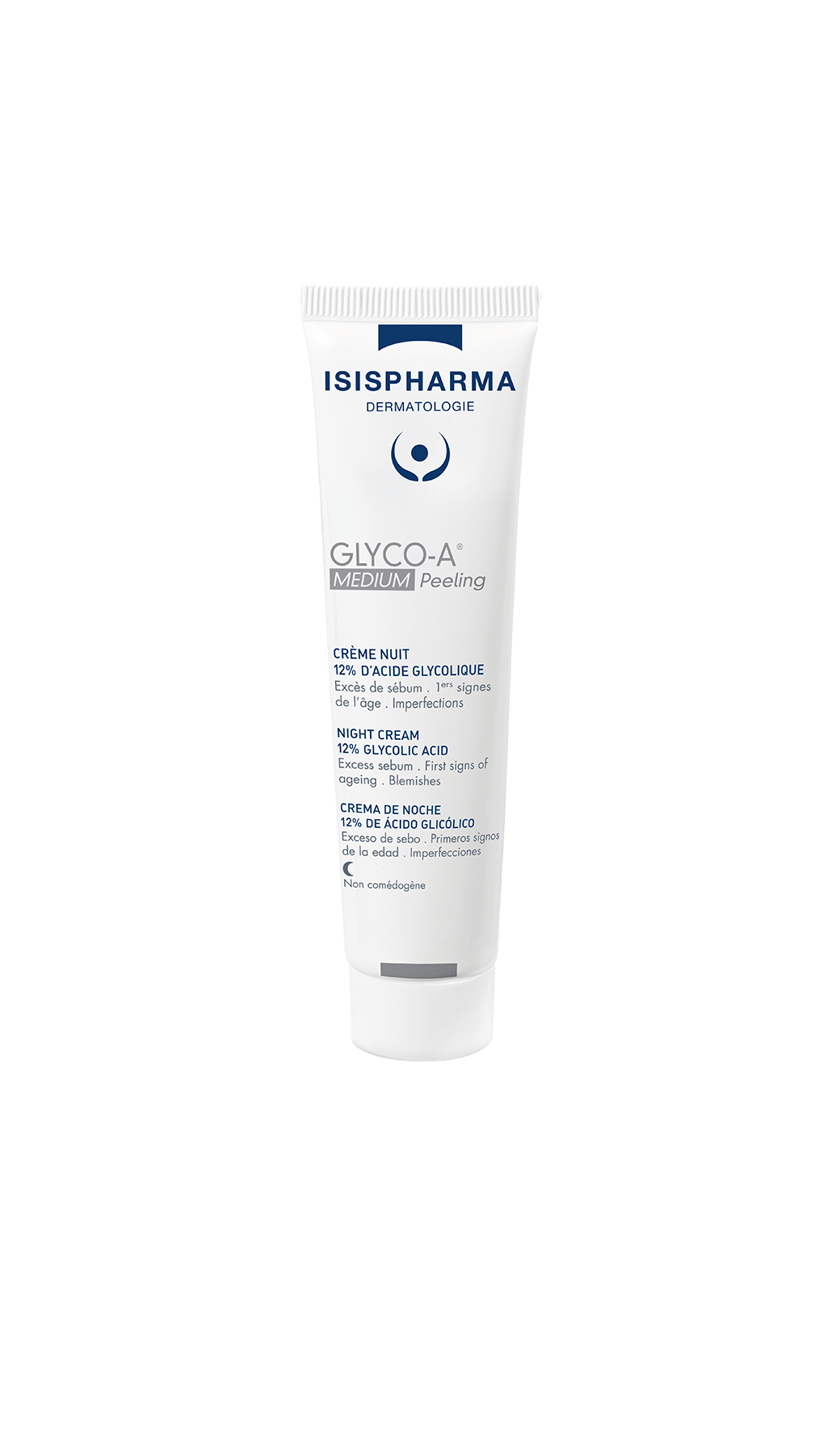 ISISPHARMA GLYCO-A® 12% MEDIUM - Superficial medium night peeling face cream 30 ml