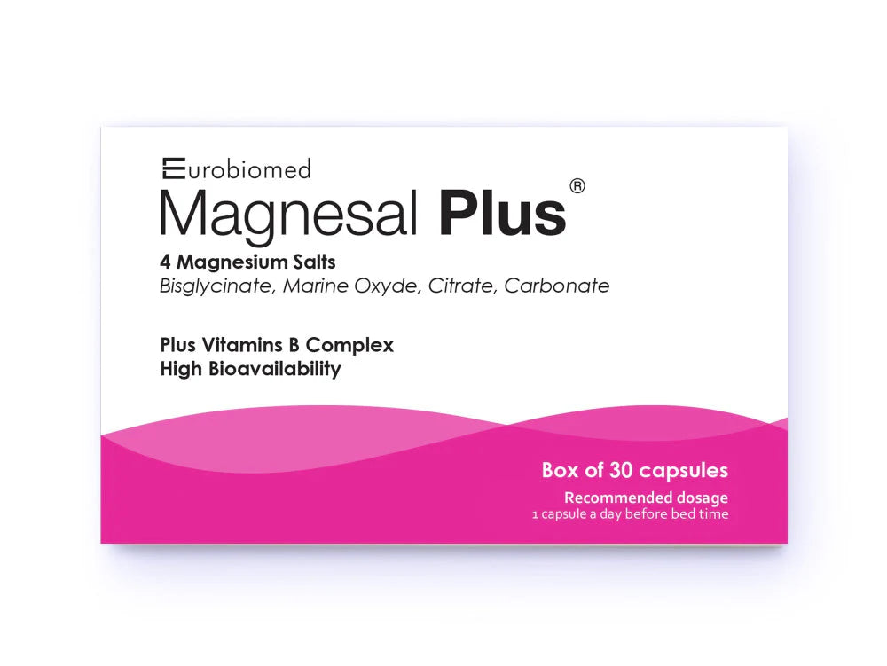 Magnesal Plus 60 Tablets Multi-Magnesium B-Complex Supplement