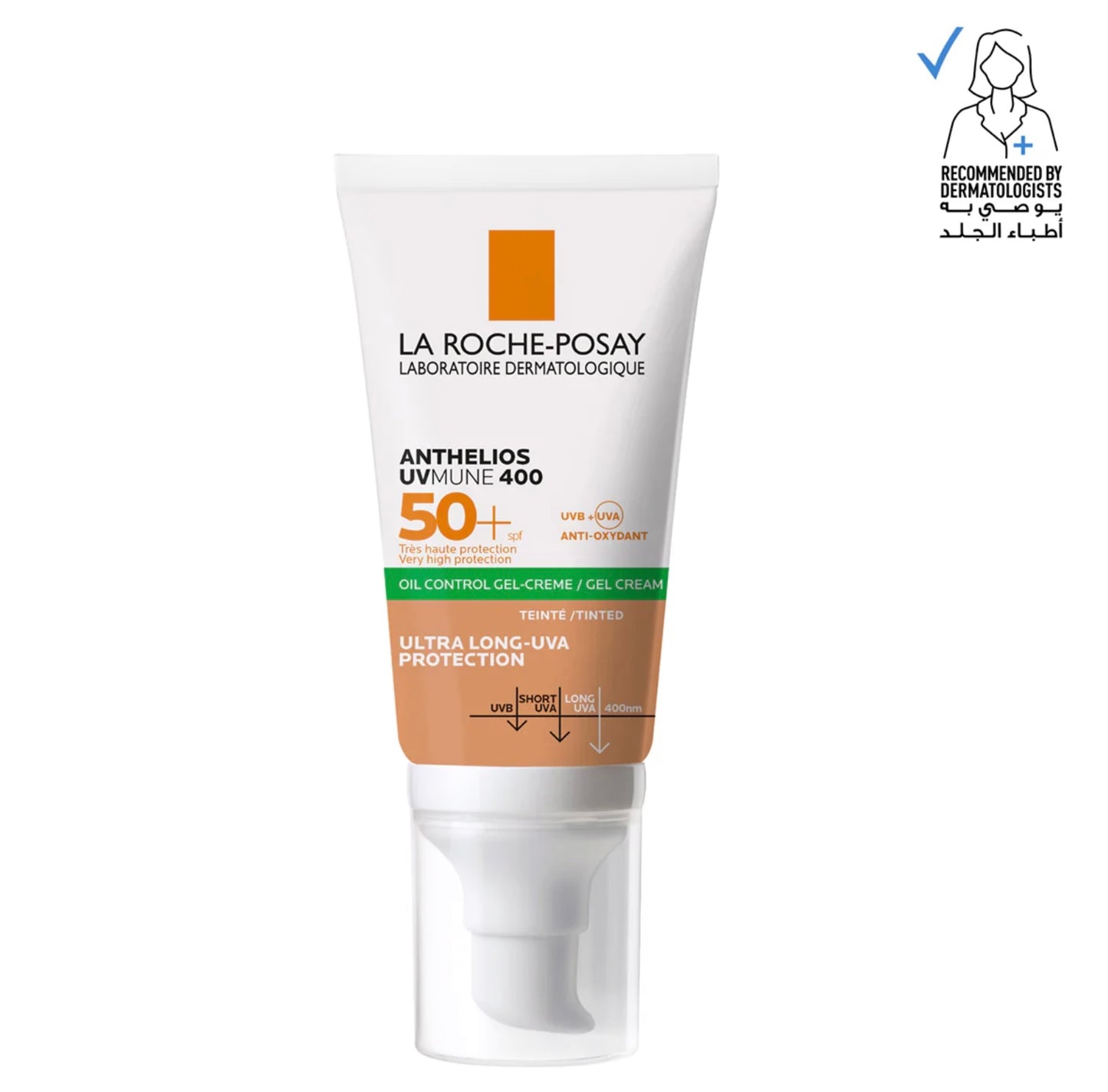 LA ROCHE-POSAY Anthelios Tinted Dry touch Gel-Cream SPF50+ La Roche Posay .