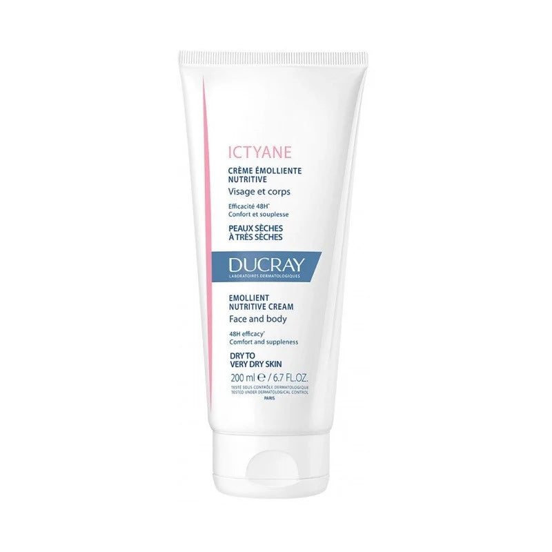 Ducray Ictyane Emollient Nutritive Cream Face And Body 200 ml