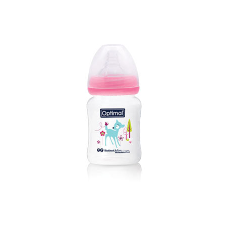 Optimal Wide Neck Feeding Bottle 180ml