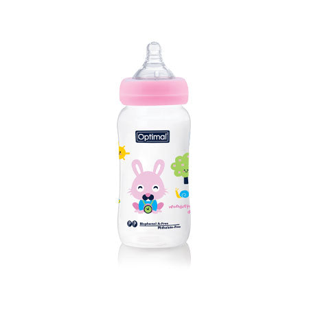 Optimal Wide Neck Feeding Bottle 300ml