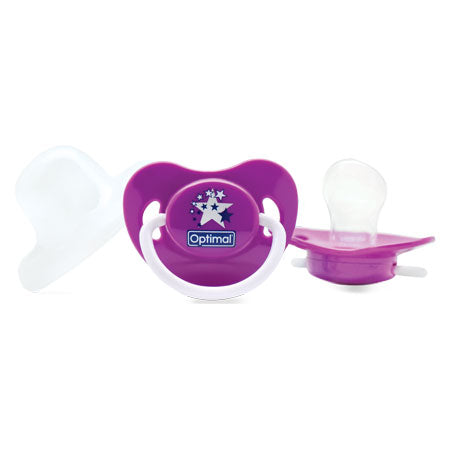 Optimal Orthodontic Silicone Pacifier 0+