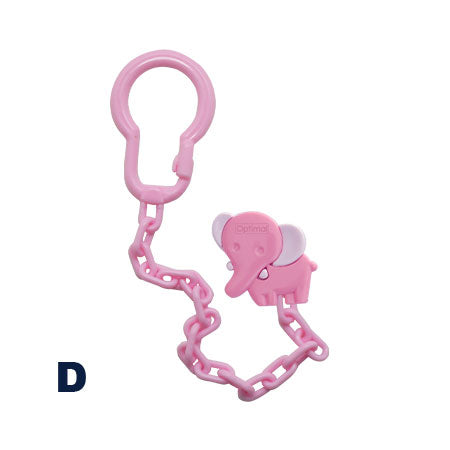 Optimal Pacifier Holder With Metal Pin