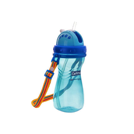 Optimal Silicone Straw Bottle 400ML