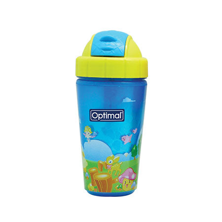 Optimal Silicone Straw Cup (350ML)