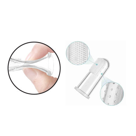 Optimal Baby Finger Silicone Toothbrush/Teether