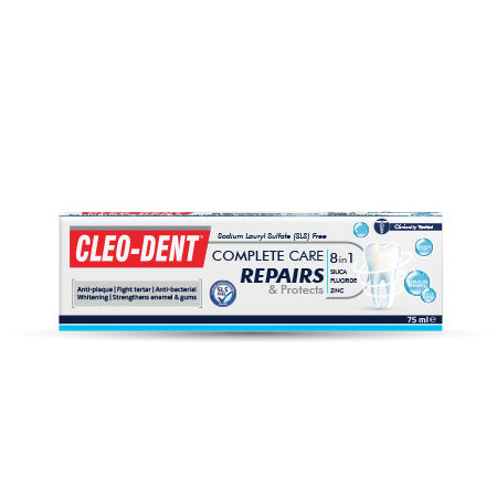 Cleo-Dent Total Care 8in1 Toothpaste (75ml)