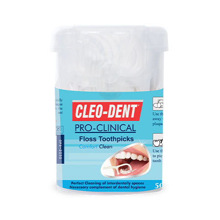 Cleo-Dent Floss Tooth Pick (50Pcs)