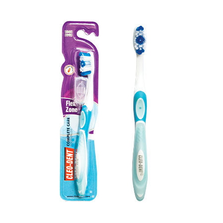 Cleo-Dent Complete Care Flex Zone Toothbrush-Soft