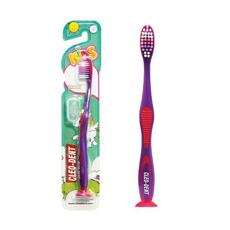 Cleo-Dent Kids Toothbrush-Medium