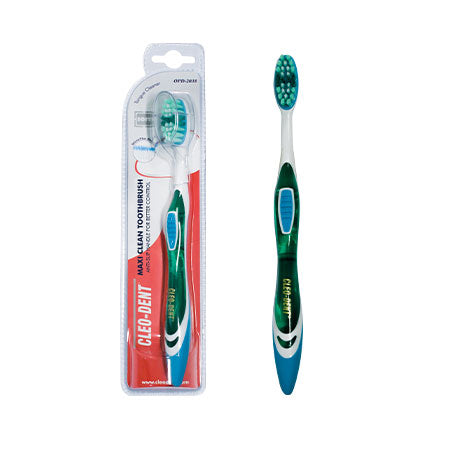 Cleo-Dent Maxi Clean Toothbrush-Soft