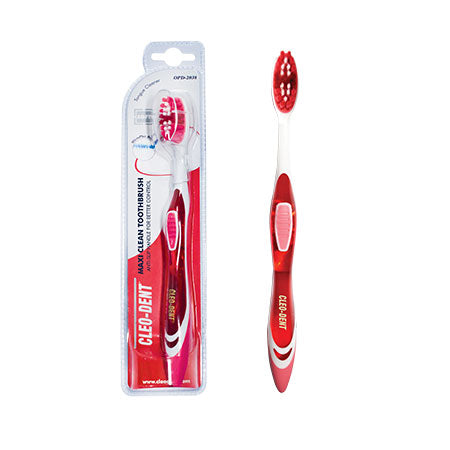 Cleo-Dent Maxi Clean Toothbrush-Soft