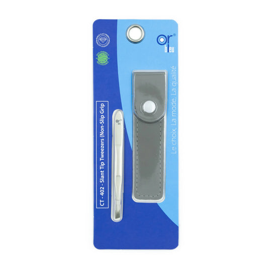 Or Bleu Non-Slip G. Slant Tweezers