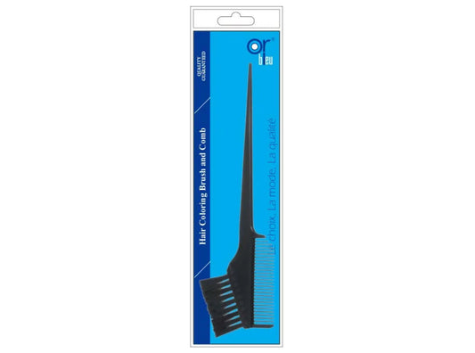 Or Bleu Hair Coloring Brush and Comb