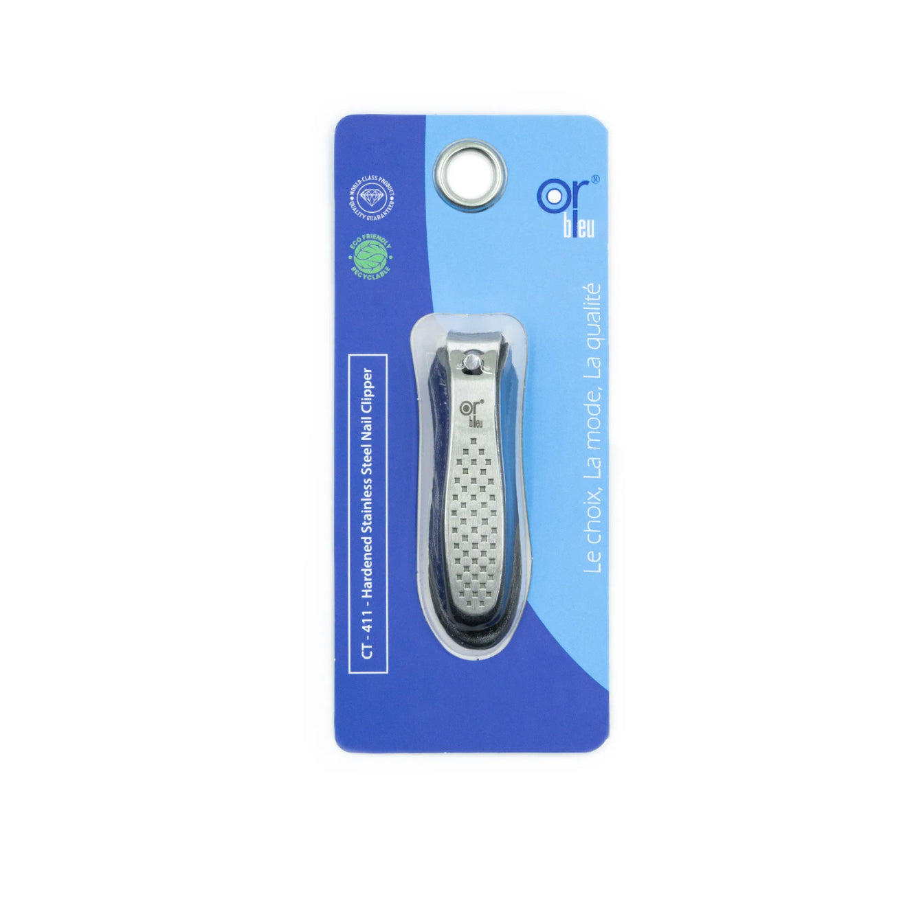 Or Bleu Hardened Stainless Steel Nail Clippers