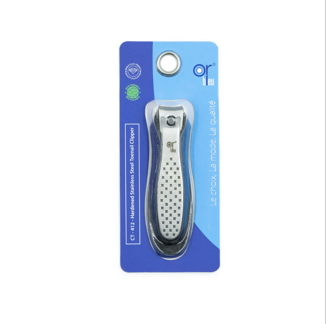 Or Bleu Hardened Stainless Steel Toenail Clippers