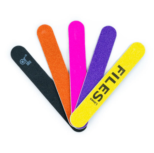 Or Bleu Mini Plastic Nail Files (Colored)