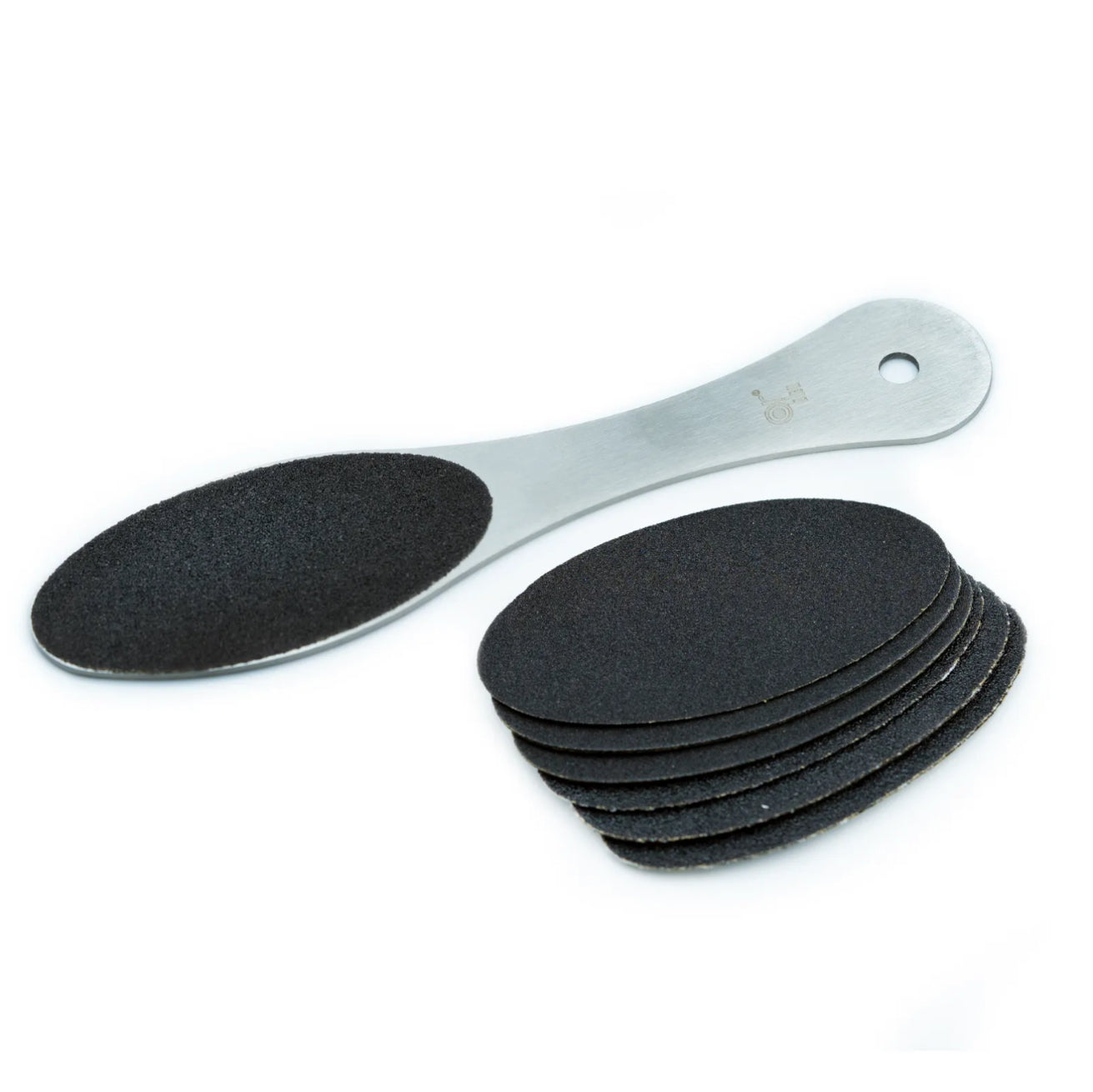 Or Bleu Stainless Foot File with Refill Grits