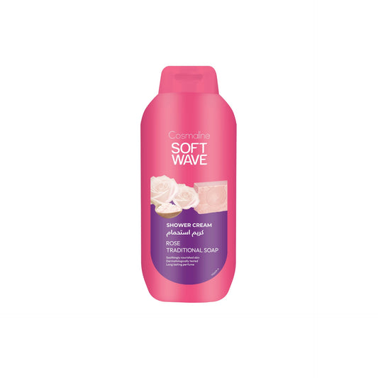 Cosmaline Soft Wave Rose Traditional Soap Shower Cream 650ML