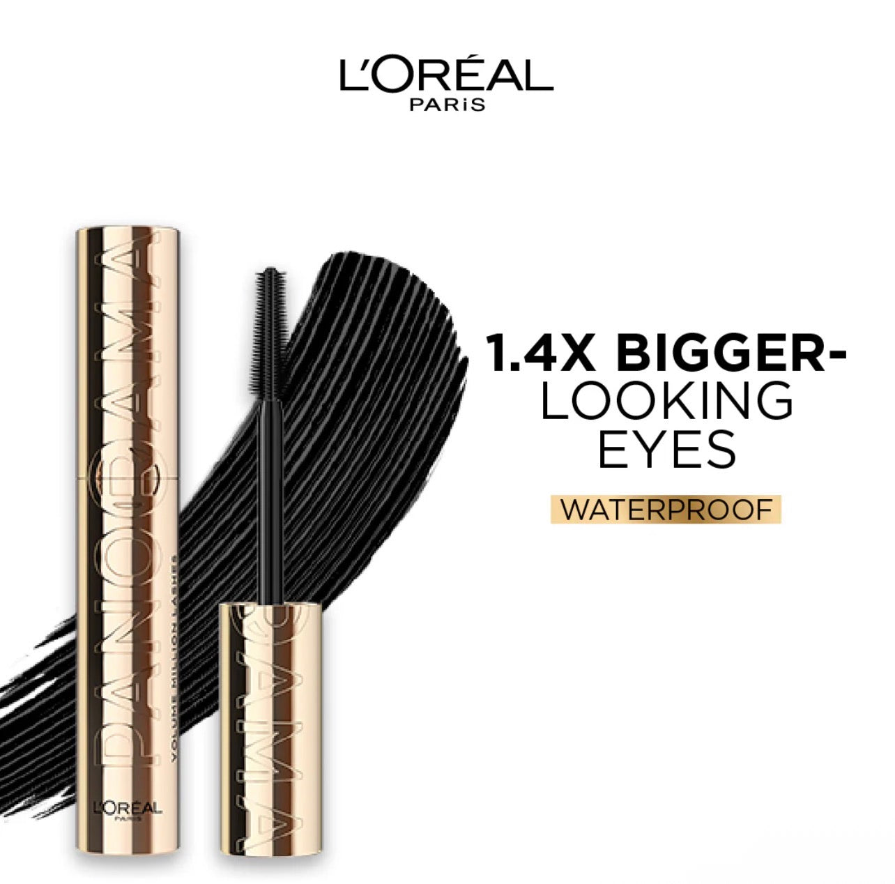 L'ORÉAL PARIS Voluminous Panorama Mascara, Volumizing and Lengthening