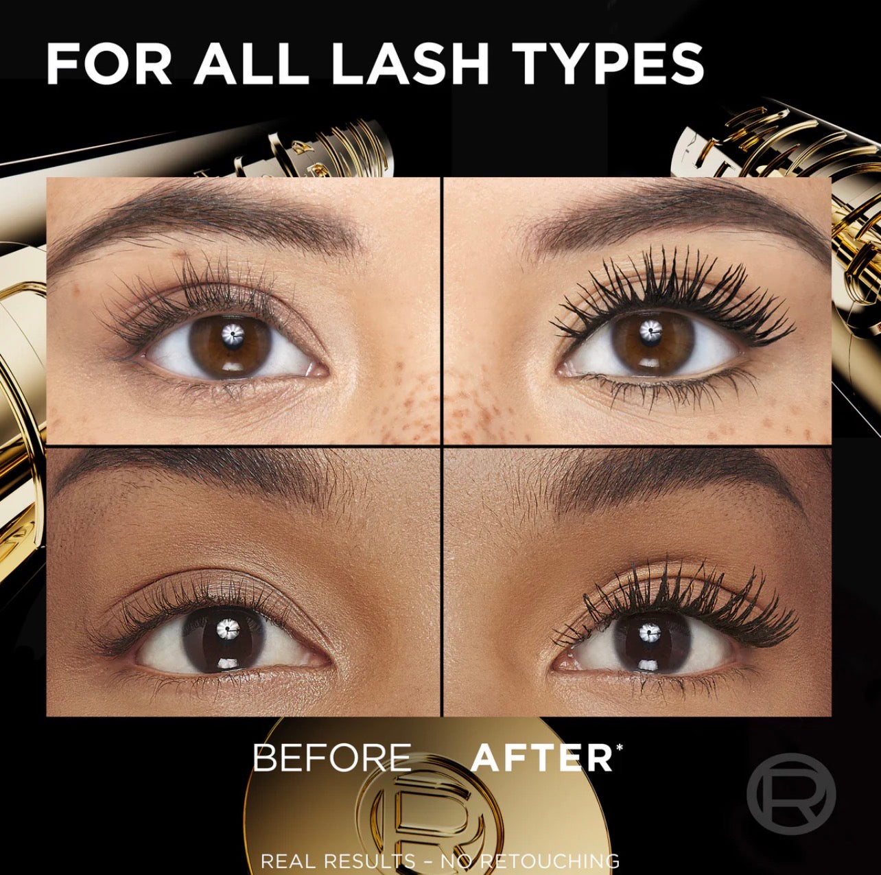 L'ORÉAL PARIS Voluminous Panorama Mascara, Volumizing and Lengthening