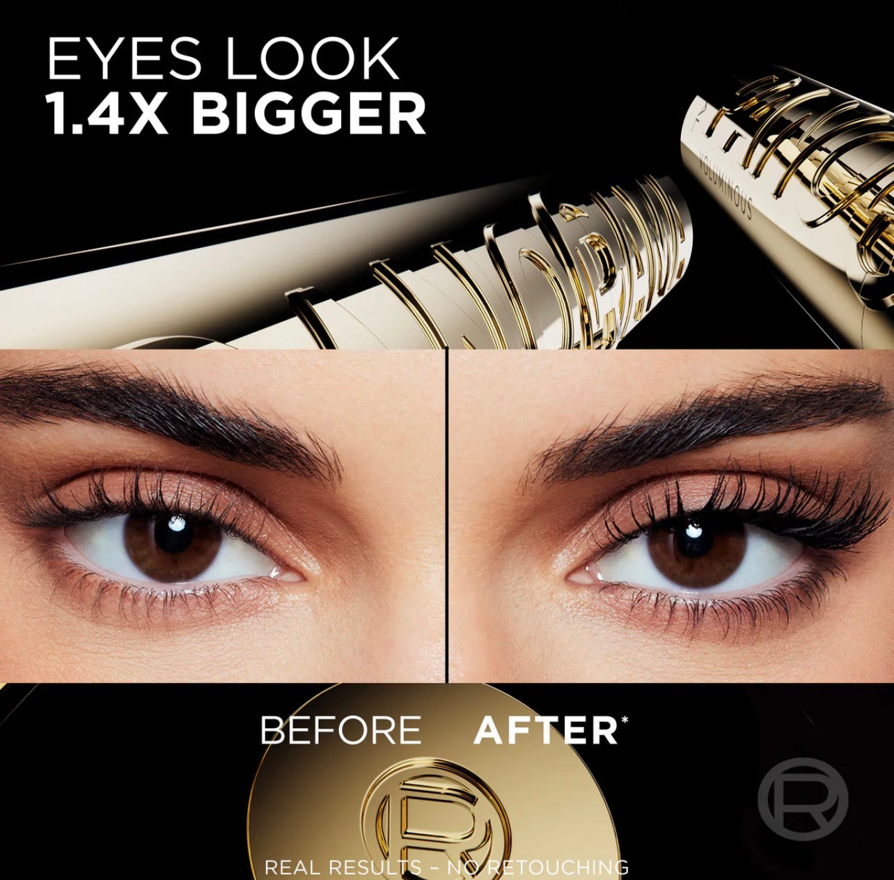 L'ORÉAL PARIS Voluminous Panorama Mascara, Volumizing and Lengthening