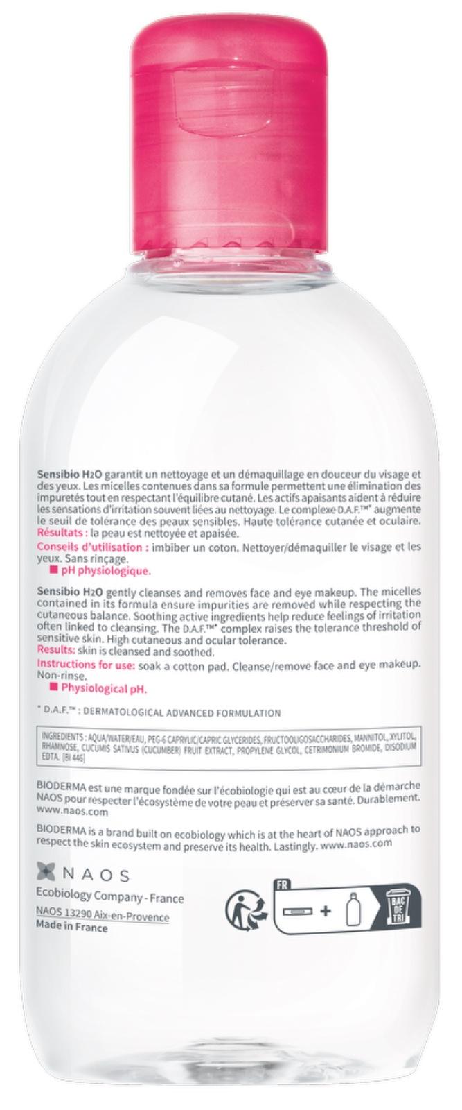 Bioderma Sensibio H2O 250ml/500ml/850ml