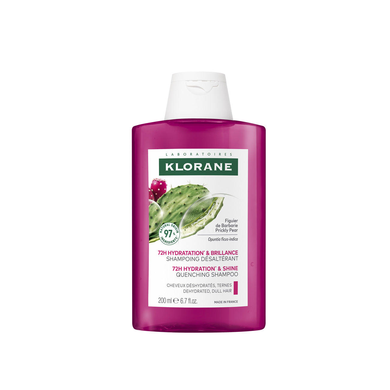Klorane Prickly Pear Moisturizing Shampoo For Dehydrated, Dull Hair