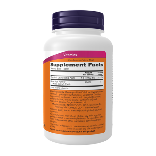 NOW® Vitamin C-1000 Sustained Release 100 Tablets