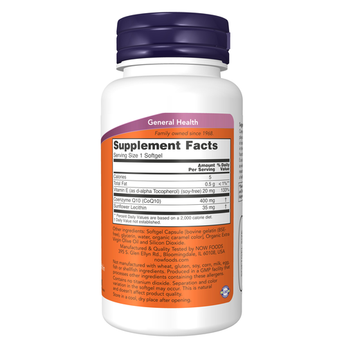 NOW® CoQ10 400 mg Softgels