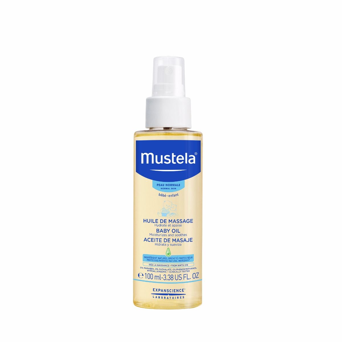 Mustela Baby Bath/Massage Oil 100ml