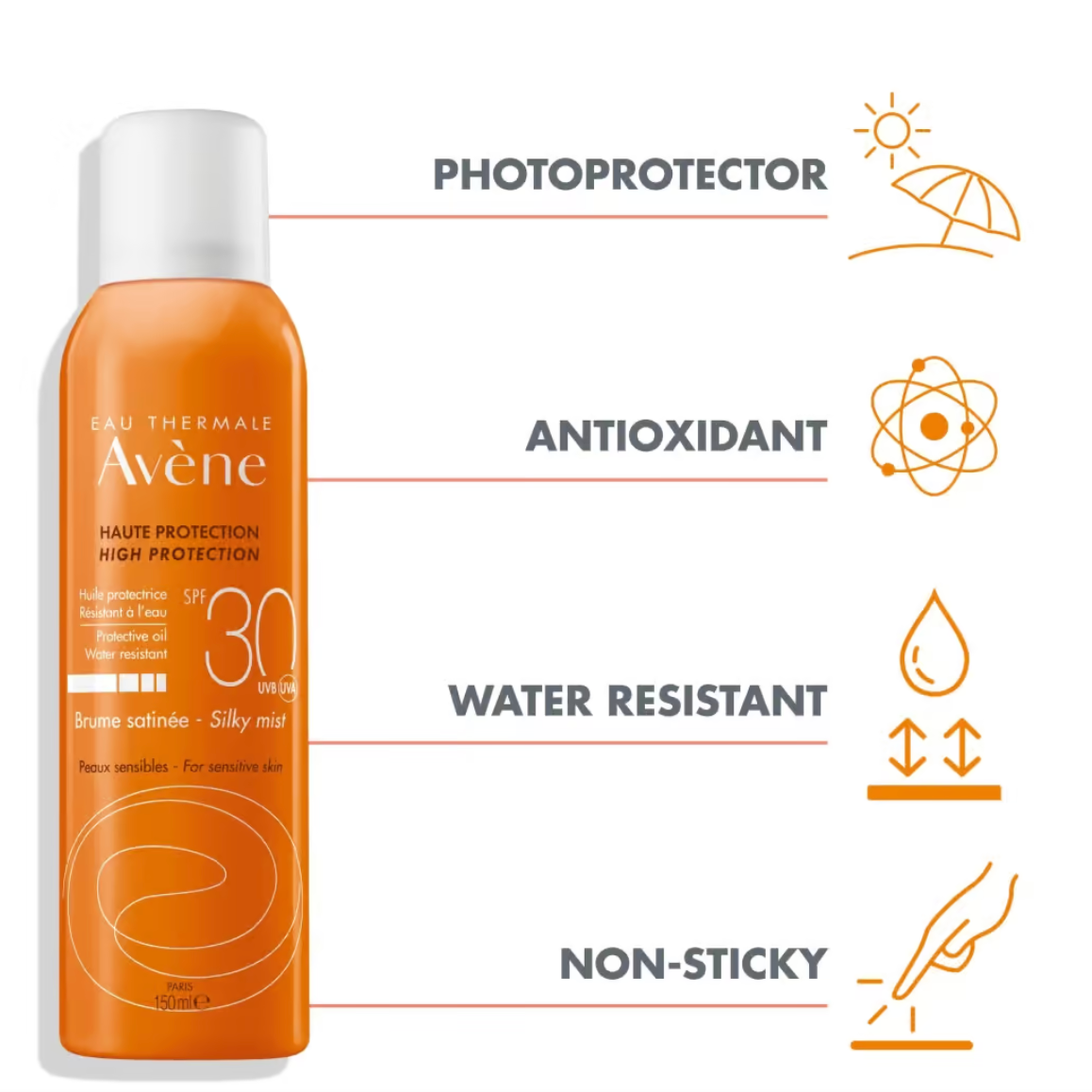 AVÈNE Silky mist SPF 30 - 150ml