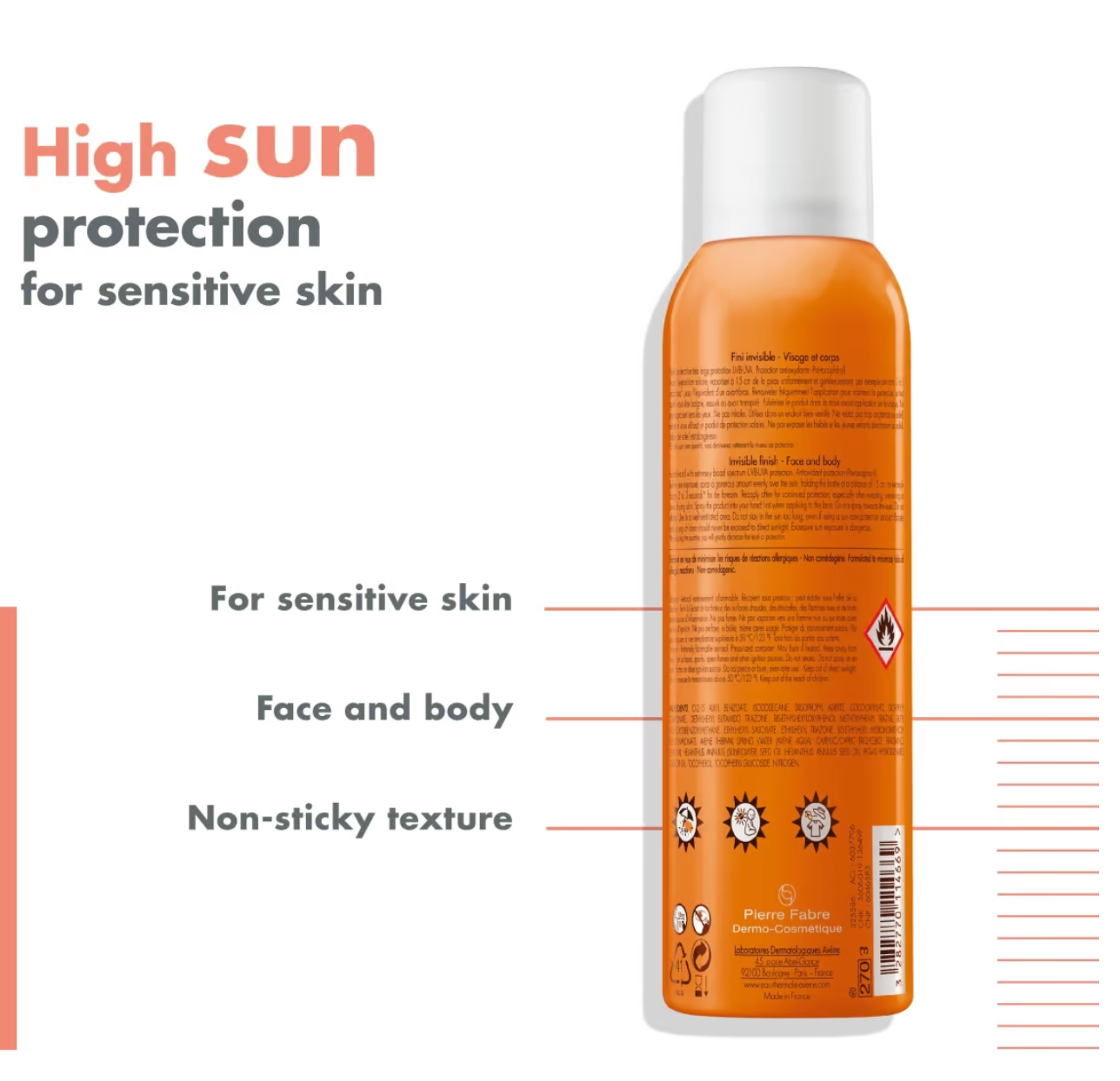 AVÈNE Silky mist SPF 30 - 150ml