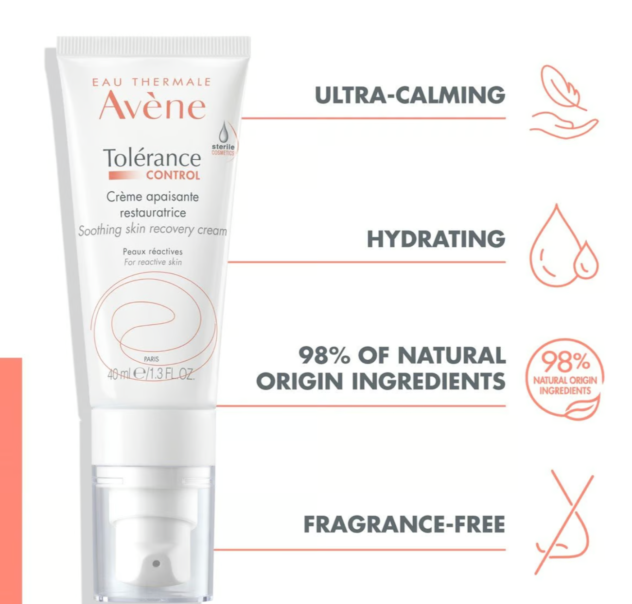 AVÈNE Tolérance control soothing skin recovery cream 40ml